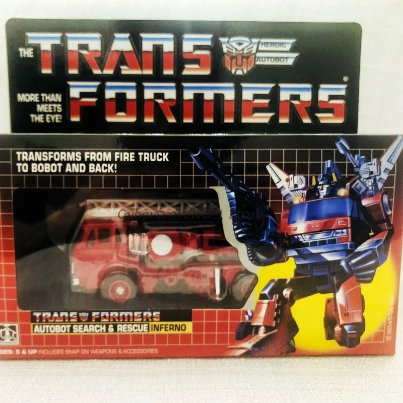 

Трансформеры-игрушки: Деформирующиеся роботы серии G1, версия Inferno KO, персонаж из фильма Red Hot ‌ Коллекционные фигурки для хобби