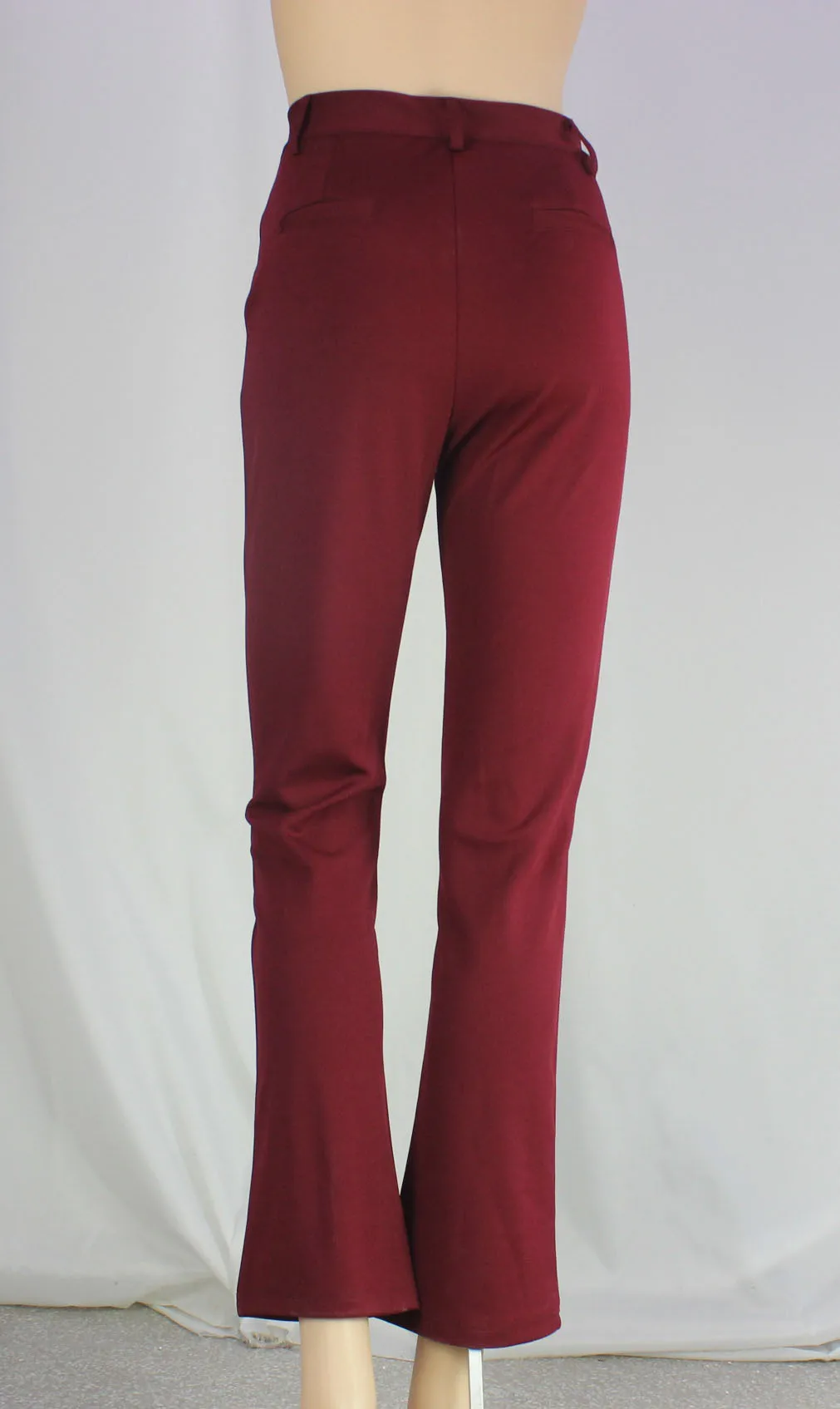 Damen Business Casual Hosen, Bequeme Bürokleidung mit Taschen, Elegante Regular Fit Arbeitshosen – Detail 15