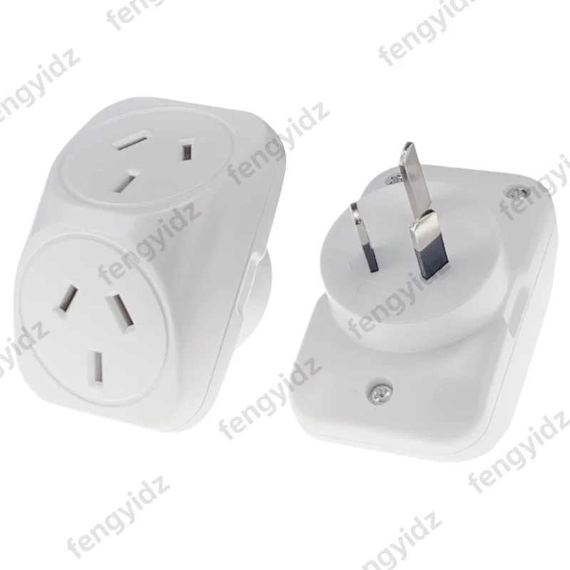 AU Double Plug Outlet Extender, Multi Plugs Adaptor Electrical Sockets AC Power Converter for Home Australian standard