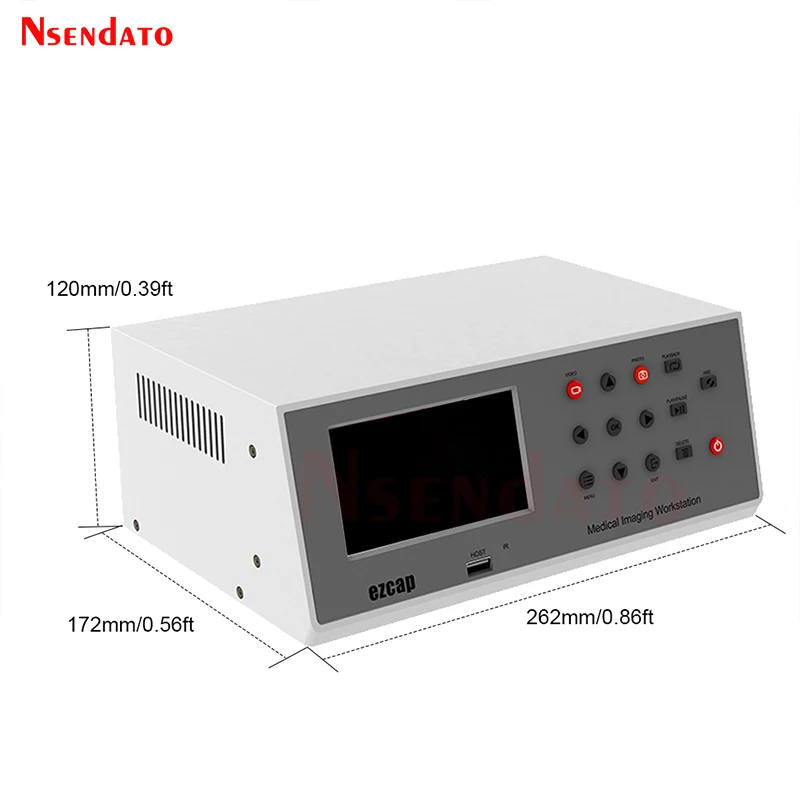 Ezcap292 شاشة TFT 4.3 بوصة محطة عمل التصوير الطبي HDMI مسجل التقاط الفيديو الطب عن بعد تعليم الجراحية للبث المباشر