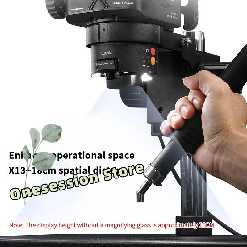 Wide Field 0.5X/0.7X Stereo Microscope View Expander with Integrated Illumination Lens Adapter for Stereo Microscopes