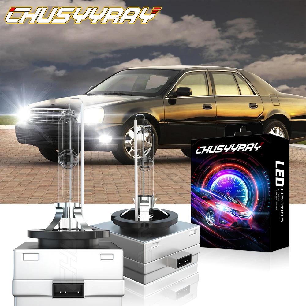 CHUSYYRAY Car Lights Front HID Headlight Bulb Compatible For Cadillac XTS 2013-2017 Low High Beam Car accsesories Led Headlight