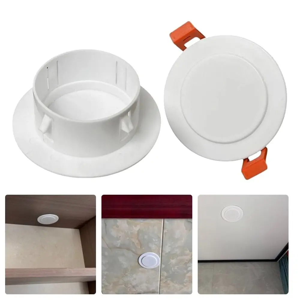 HIgh Quality Practical Plastic Wall Hole Cover Round Various Size Reserved Drill Hole Cap Snap-on Air Conditioning Hole Cover