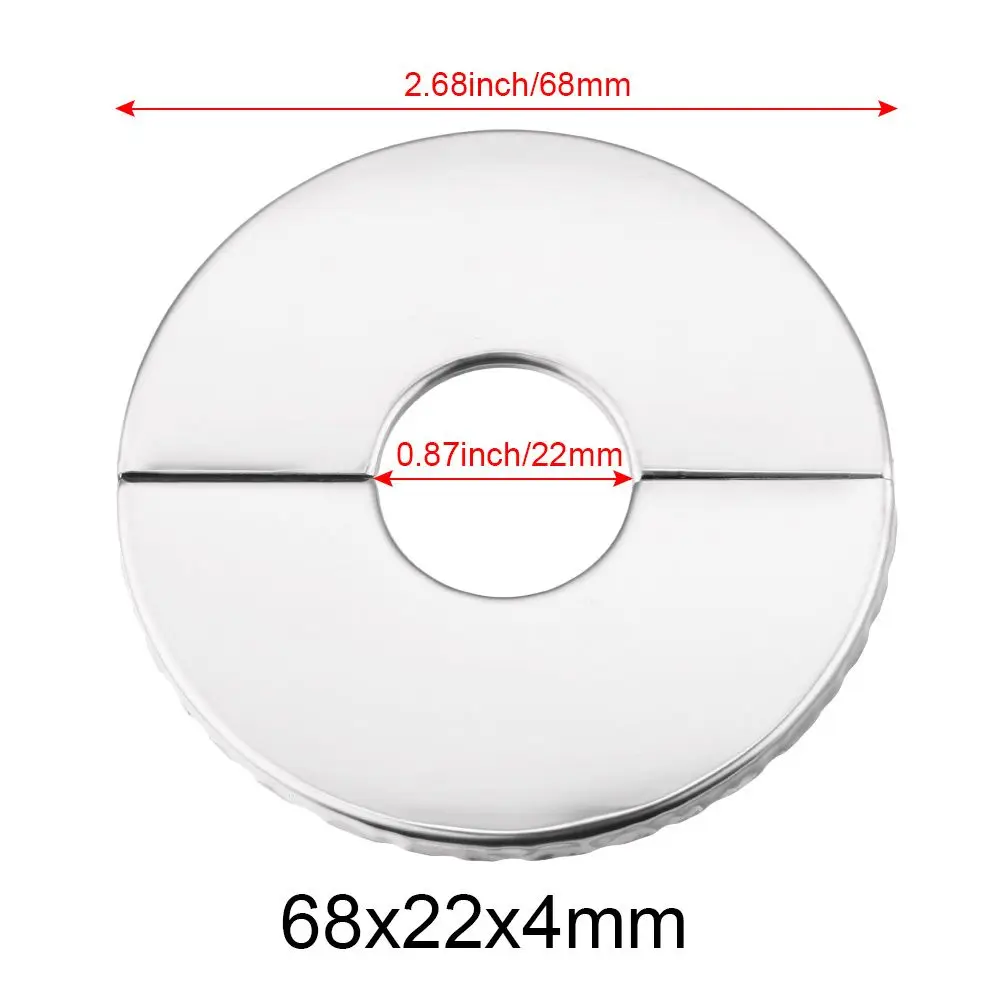 

New Flange Cover Wall Flange Chrome Faucet Decorative Cover Pipe Wall Covers Faucet Accessories Faucet Decor