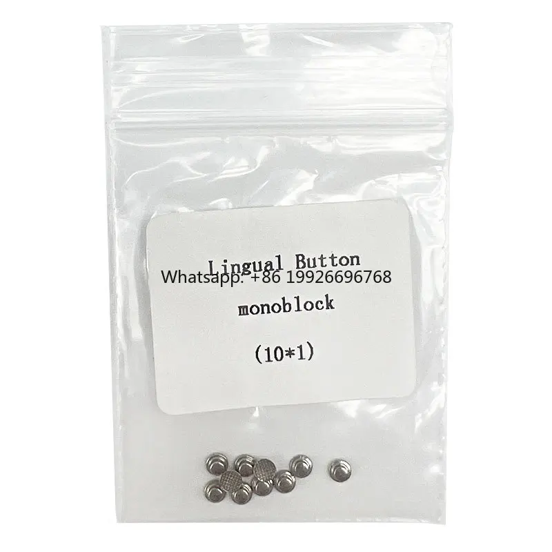 

Fast ShippingOrthodontic Stainless Steel Round Lingual Buttons Bondable or WeldableGood service