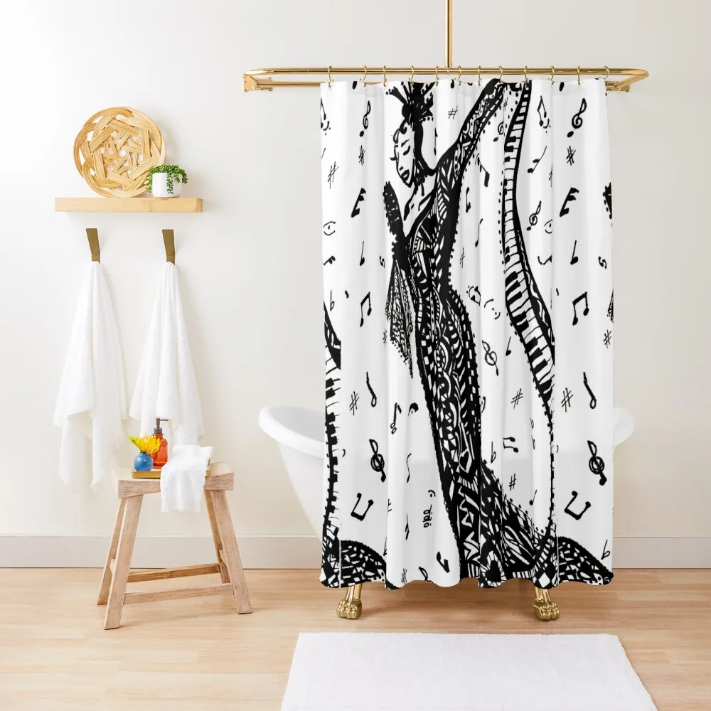 

Singing Queen Shower Curtain Waterproof Bathroom Shower Transparent In The And Curtain