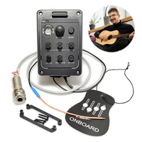 Para Fishman 301 pastilla de guitarra acústica ecualizador de caja eléctrica con sintonizador Presys EQ ecualizador pastilla piezoeléctrica sintonizador de guitarra piezas EQ