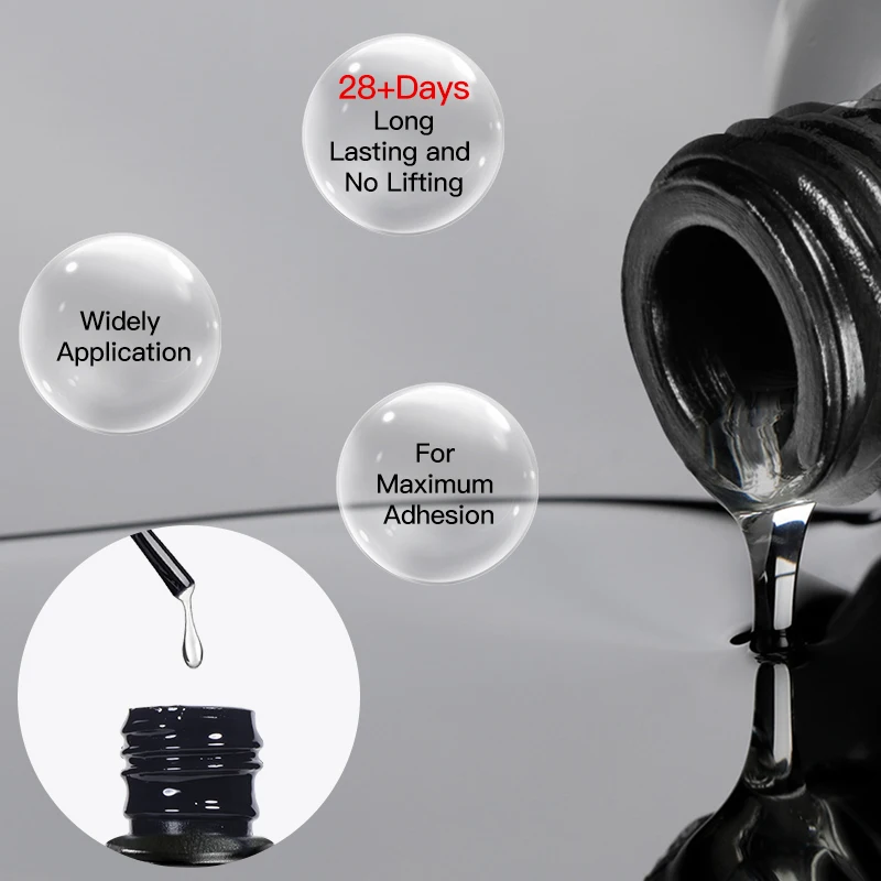 Acrylic No-acid Primer Nail Prep Dehydrator Nail Art Set With Gel Base And Top Coat Soak Off Gel Nail Polish Manicure Tool Kit