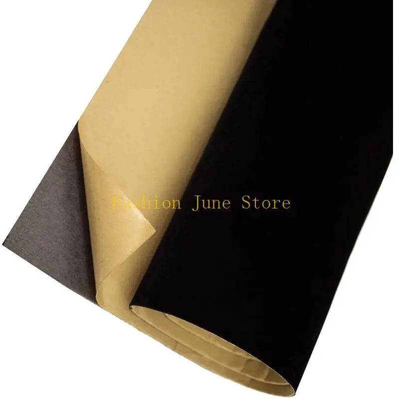 

N5KA 1 Roll Self-adhesive Flock Liner Jewelry Drawer Contact Paper Craft DIY Peel Sticker Wallpaper Decor