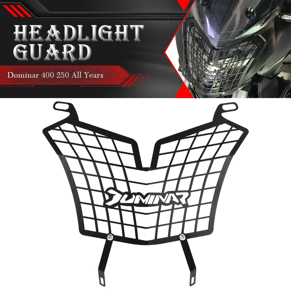 

For BAJAJ Dominar 400 250 All Years Motorcycle Accessories Headlight Protector Grill Guard Cover Lamp Protection Decorative Part