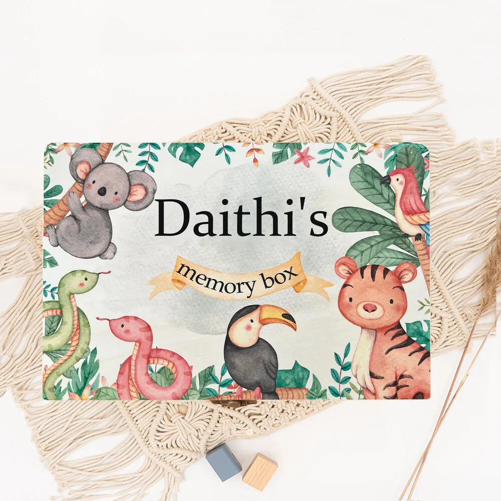 Personalized Baby Gift Keepsake Box