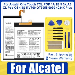 XDOU TLi015M1 TLiB5AF TLP026EJ Battery For Alcatel One Touch TCL POP 1A 1B 3 3X A3 XL Pop C5 4 4S 5 V760 OT6055 6030 4034X Plus