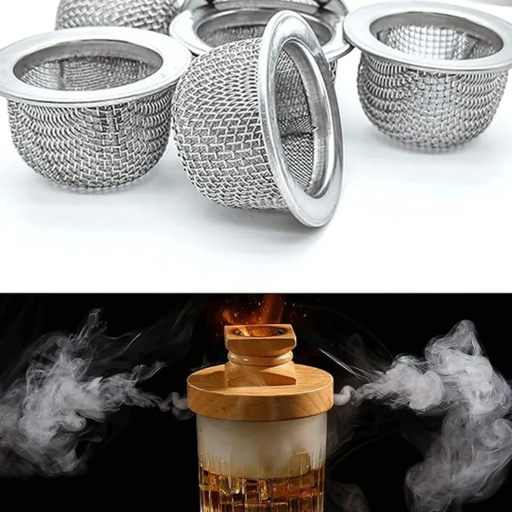 Tobacco Smoking Pipe Metal Filter Multifunctional 16mm Diameter Water Pipe Tobacco Filters Stainless Steel Cigarette Accessories