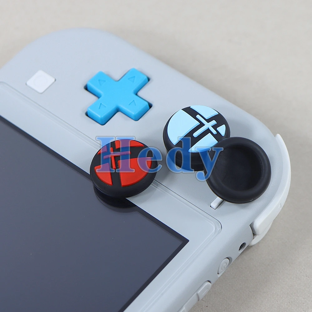 스위치 라이트 OLED용 실리콘 썸 스틱 캡 2개, 닌텐도 스위치 조이콘 컨트롤러 그립용 아날로그 조이스틱 캡