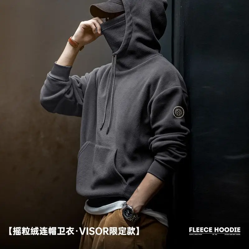 Madden Workwear الأمريكية عارضة القطبية الصوف بالاكلافا مقنعين البلوز يندبروف السترة قناع أعلى الرجال الخريف