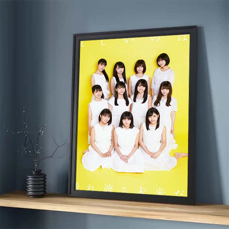 

Nogizaka46 Decorative Paintings Home and Decoration Decorations for the Room Poster Wall Decor Canvas Art Posters Cute Painting