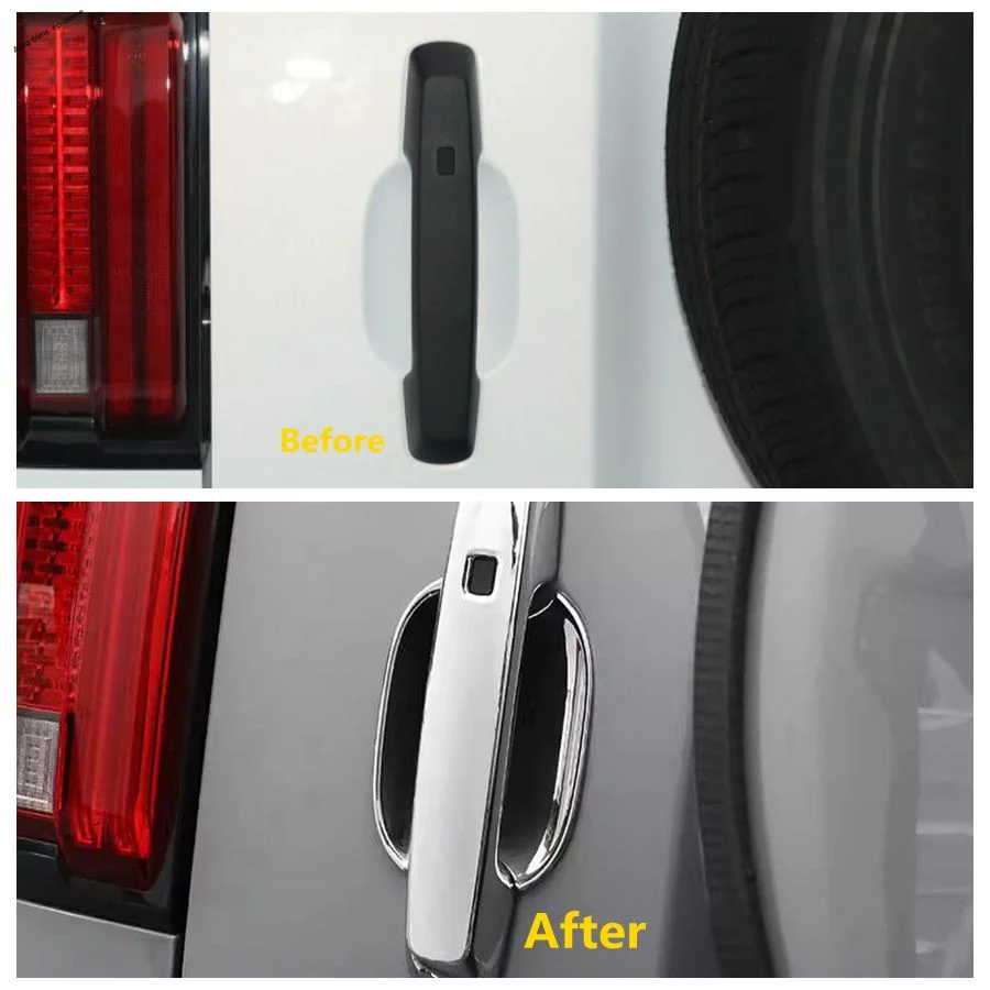 Rear Trunk Tailgate Door Handle Bowl Catch Decoration Frame Cover Trim For Great Wall GWM WEY TANK 300 2022 2023 Car Accessories