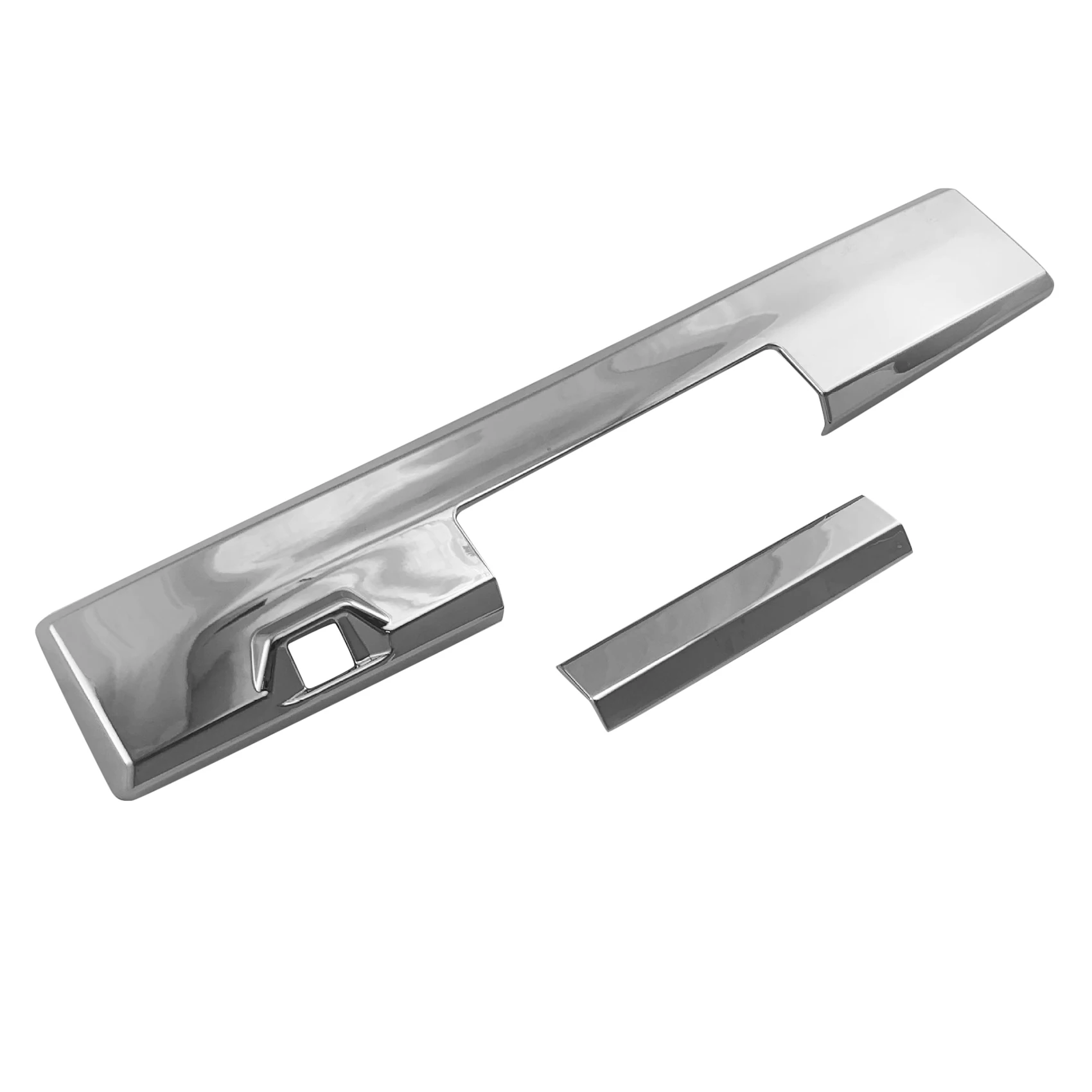 

A61E-Car Chrome ABS Rear Trunk Gate Door Handle Bowl Cover Trim for Mitsubishi Triton L200 2019 2020 2021