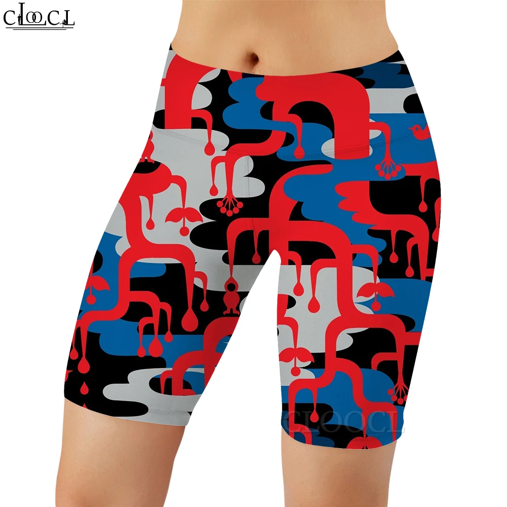 CLOOCL Van Gogh Starry Night Women Legging Shorts 3D Printed Legging Gym Training Push-up Butt Lifting Slimming Shorts Fashion