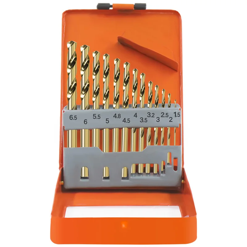 M35 Cobalt Twist Drill Bit Set 1‑13mm straight shank drill bits for drilling stainless steel, iron, copper, aluminum, wood
