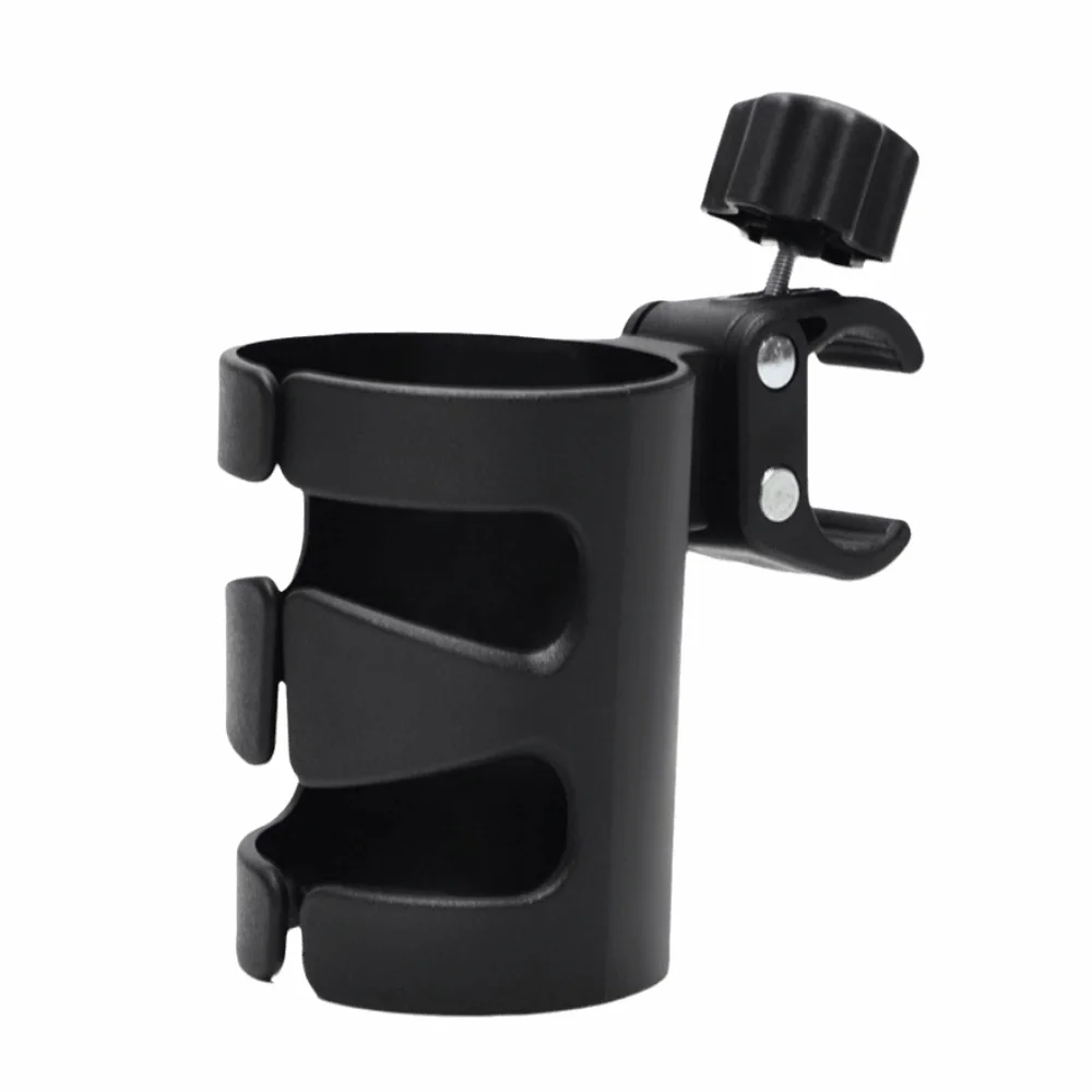 360° Rotatable Baby Stroller Cup Rack Anti-Slip Tool-Free Install Bicycle Water Bottle Holder Convenient Durable