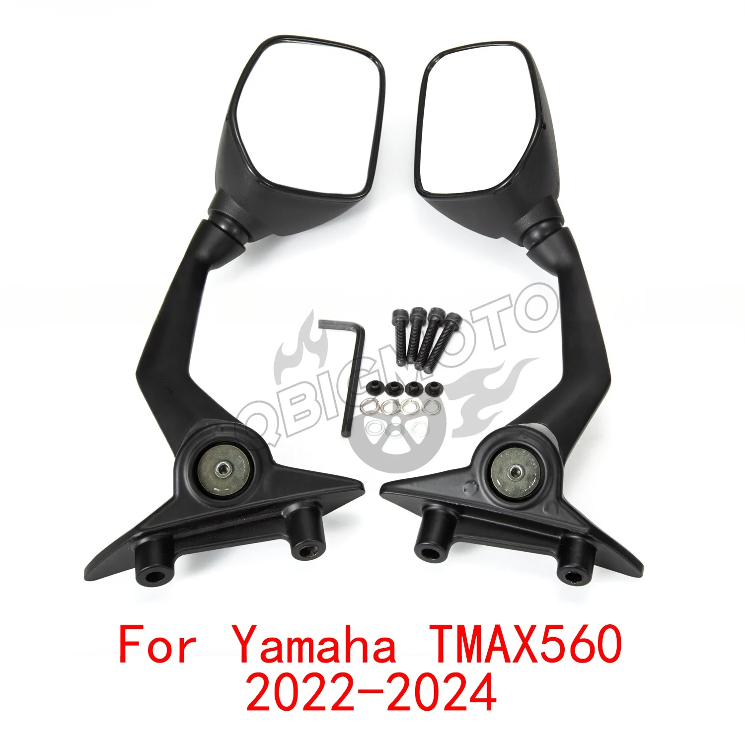 

TMAX560 2024 Motorcycle View Rearview Side Mirrors For Yamaha TMAX T-MAX 560 T-MAX560 TMAX-560 2023 2022