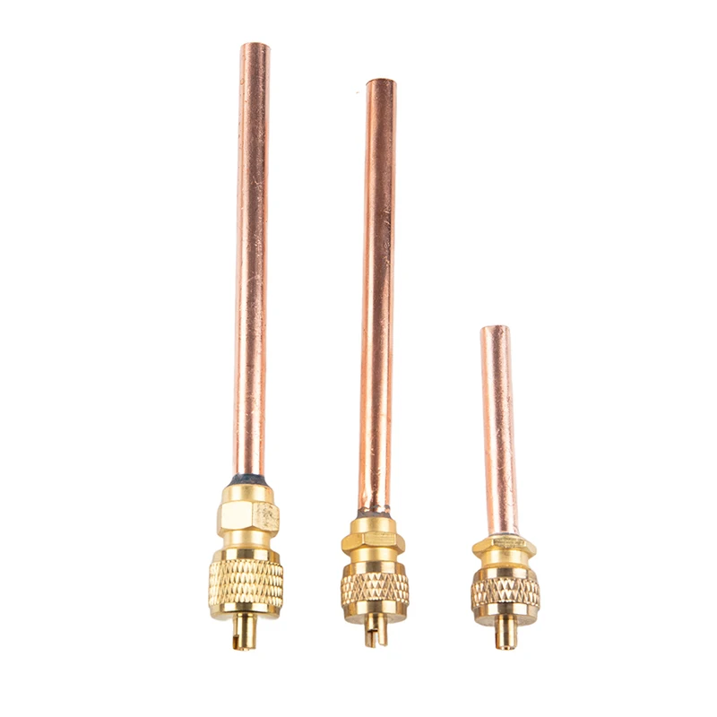 Refrigerator Check Valve Air Conditioning Refrigeration Fluoride Nozzle Add Liquid Nozzle Quick Connector Chiller Copper Needle