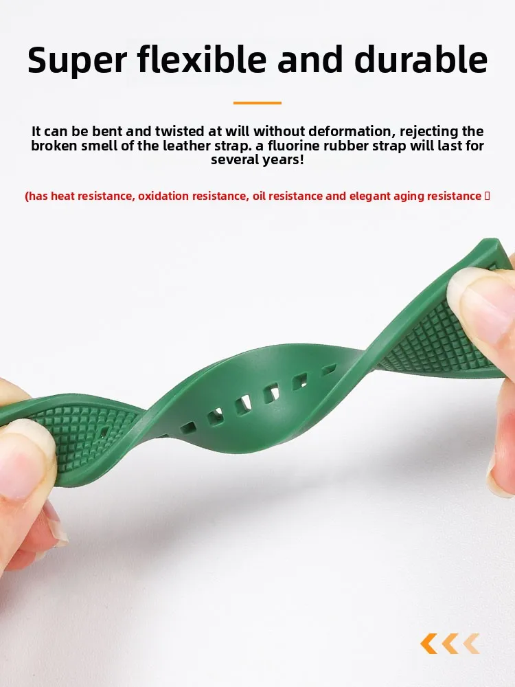 لتيسو 1853 PRX سوبر لاعب T137.407 T137.410 الإفراج السريع FKM فلوروروبر حزام ساعة اليد مقاوم للماء حزام ساعة سيليكون الرجال