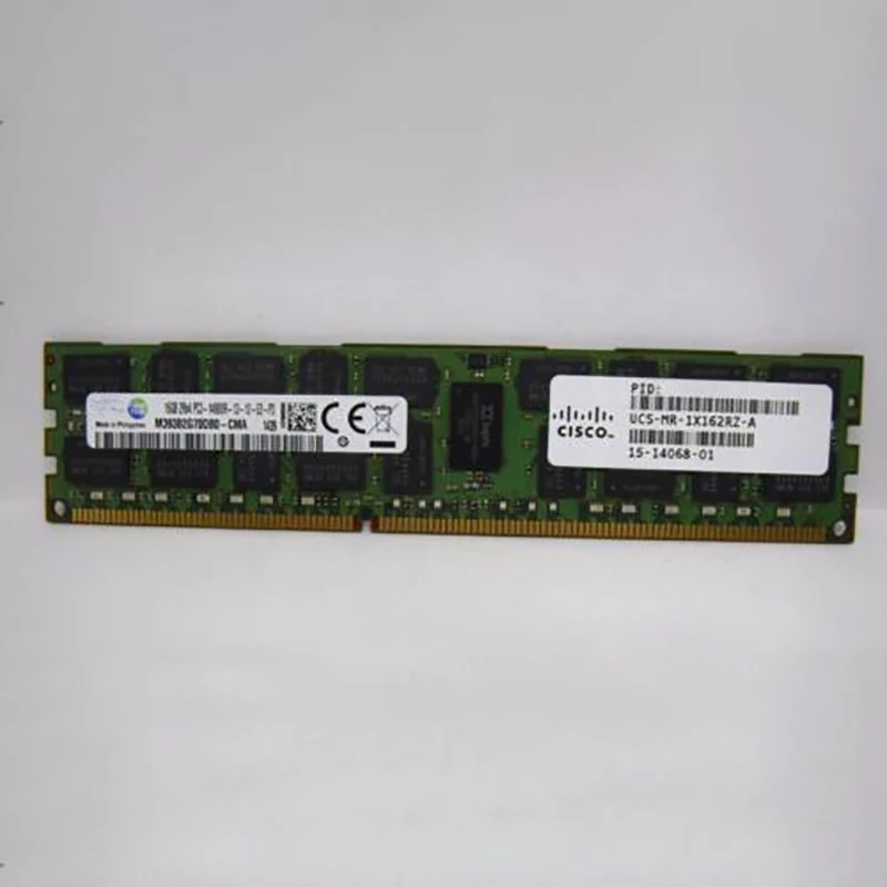 

1 шт., работает нормально, быстрая доставка, для Cisco UCS-MR-1X162RZ-A 16 Гб ОЗУ, PC3-149000R MHZ- 2RX4 Память DIMM ECC, высокое качество