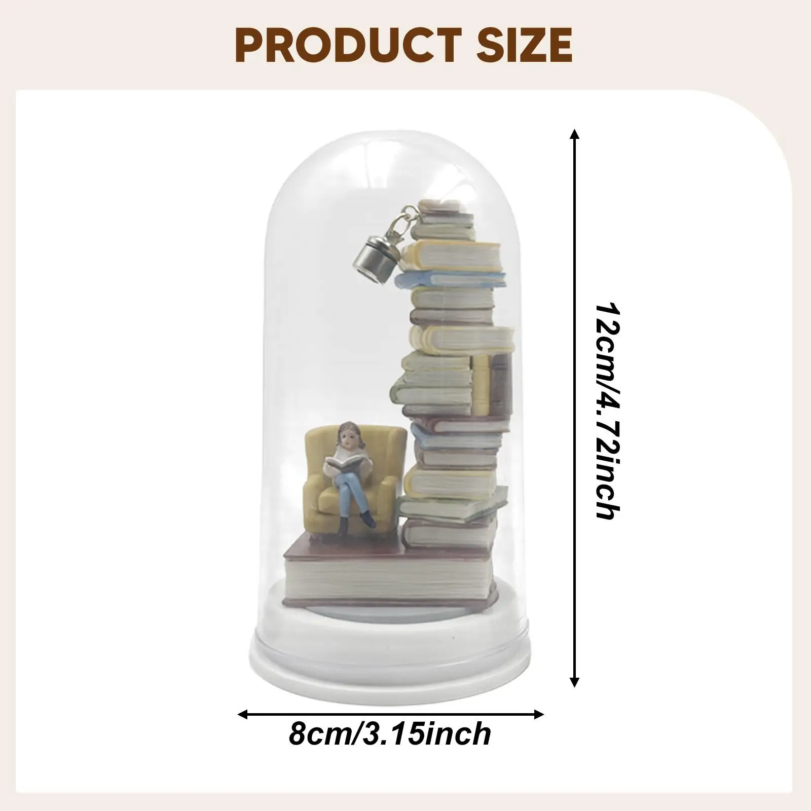 

Уникальная лампа-ночник в виде штабелированных книг для спальни и гостиной, художественный дизайн