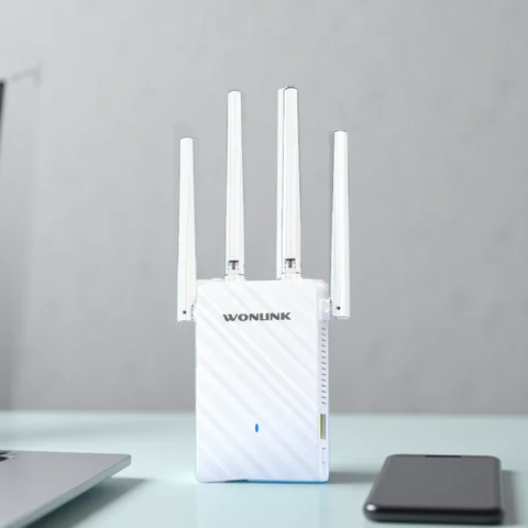Wonlink 1200Mbps Bezprzewodowy Wzmacniacz WiFi Repeater Podwójny Pas 2.4G 5G Rozszerzacz WiFi 802.11ac Wzmacniacz WiFi Router WPS