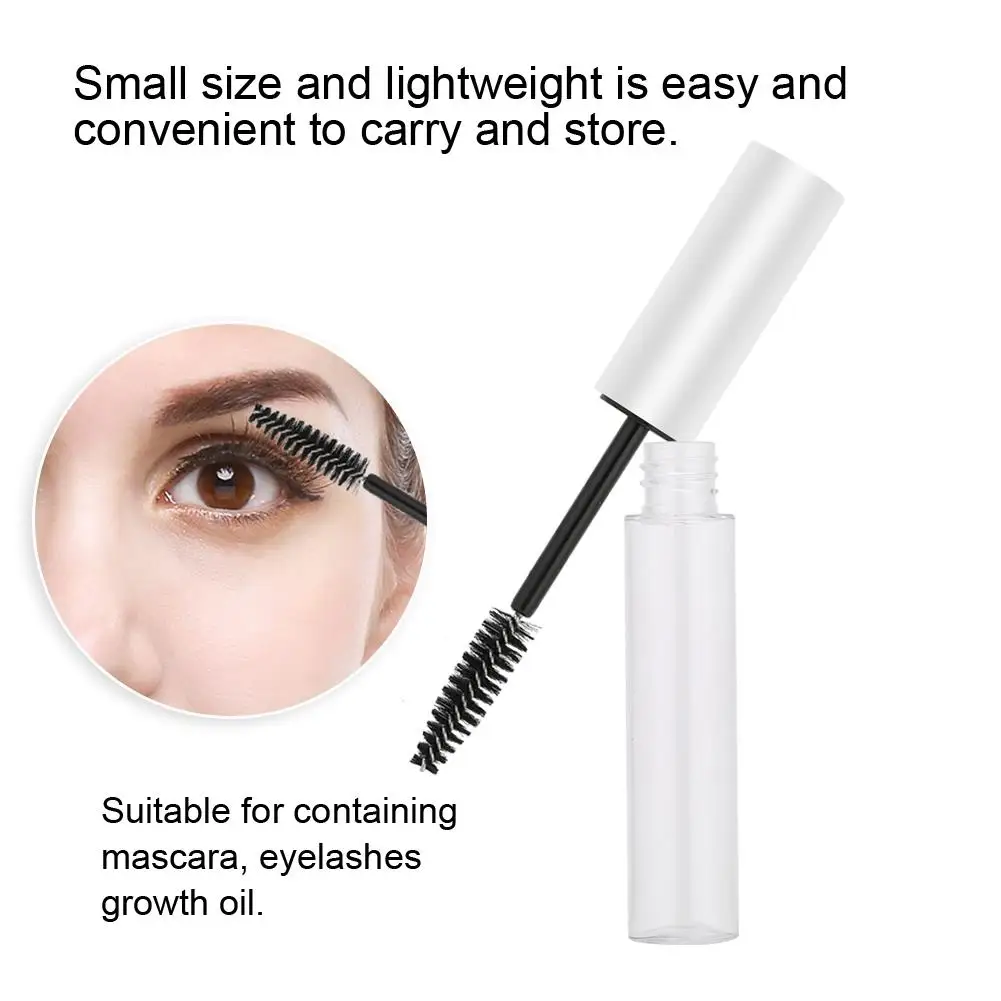 10 ml nachfüllbare leere Mascara-Tube mit Zauberstab – DIY-Make-up-Behälter für Wimpernöl und Mascara