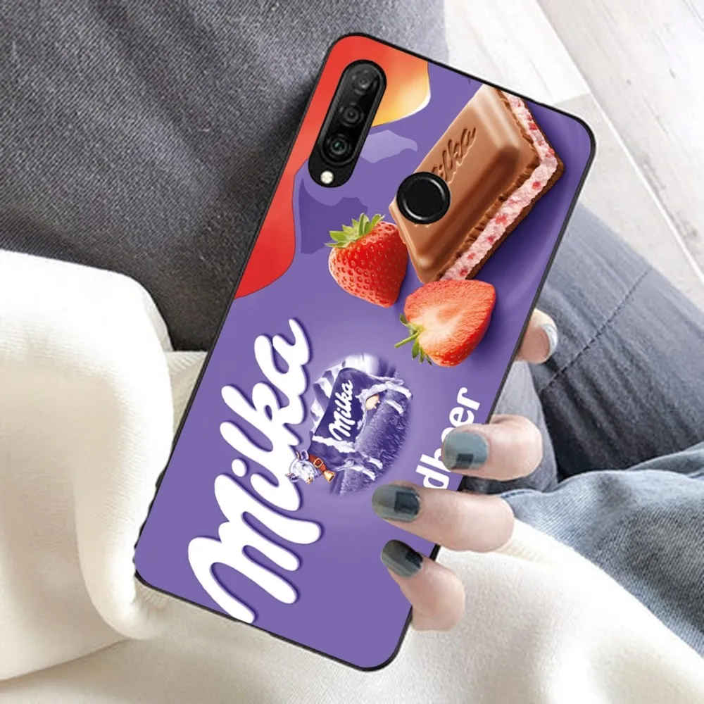 Chocolate Milka Box Phone Case For Huawei Honor 10 lite 9 20 7A 9X 30 50 60 70 pro plus Soft Silicone Cover