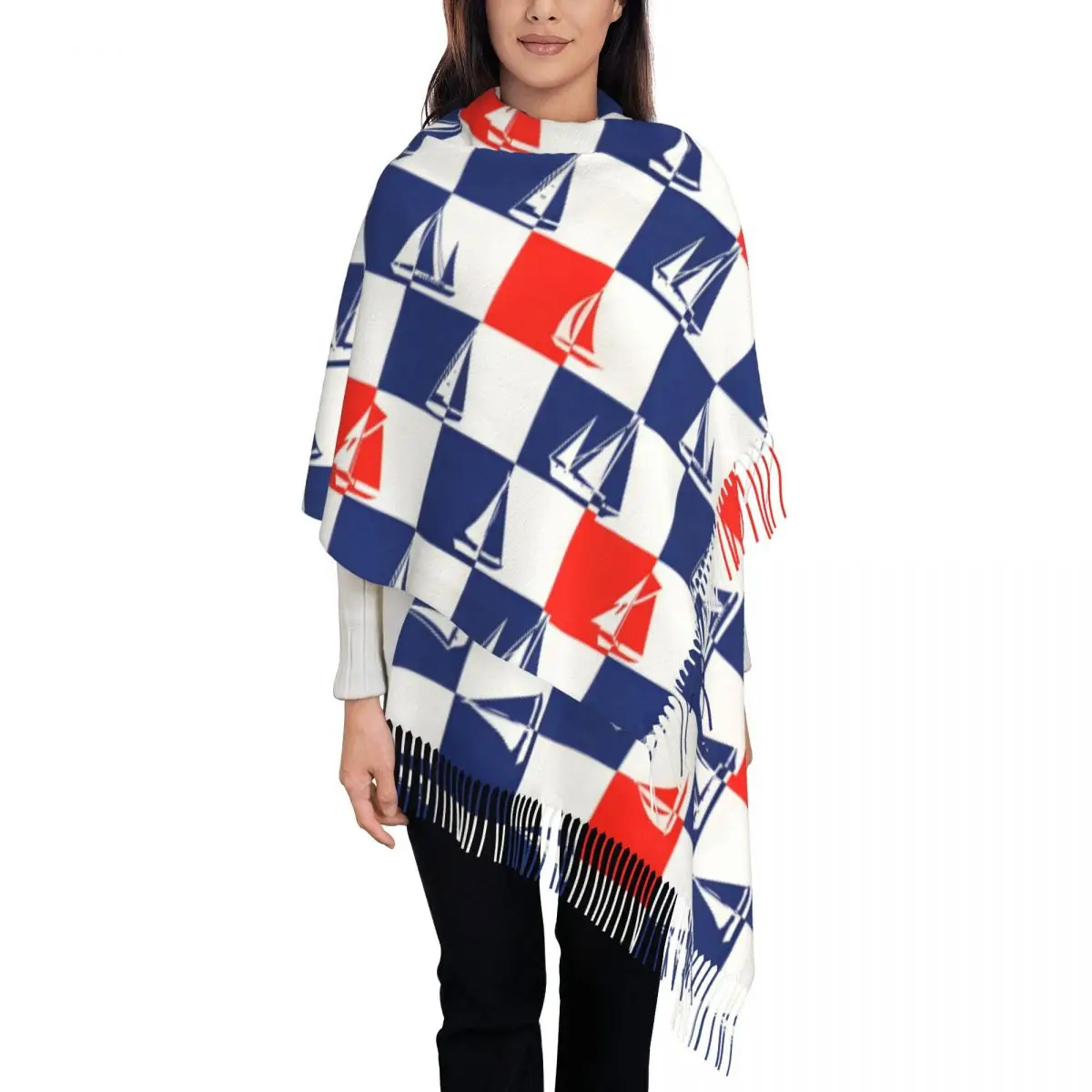 Sailing Ship Ocean Scarf Fall - Pashmina Wrap Large avis et prix