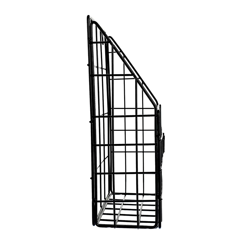 Wire Mail Basket - Wall Mounted Hanging Folder/Document Organizer - Economic & Easy To Install Tray (2 Slot)