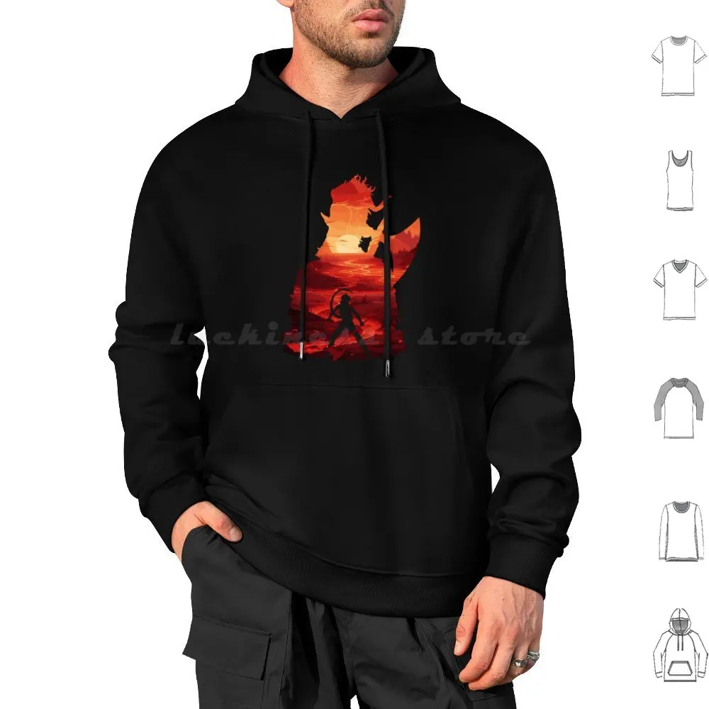 Baldurs Gate 3-* Negative Illusion * Hoodie cotton Long Sleeve Baldurs Gate Baldurs Gate 3 Bg3 Baldur Gate 3 Baldurs