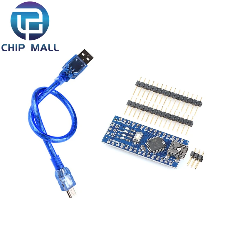 Mini/tipe-c/mikro USB Nano 3.0 dengan Bootloader kompatibel Nano Controller untuk Arduino CH340 USB Driver 16Mhz ATMEGA328P