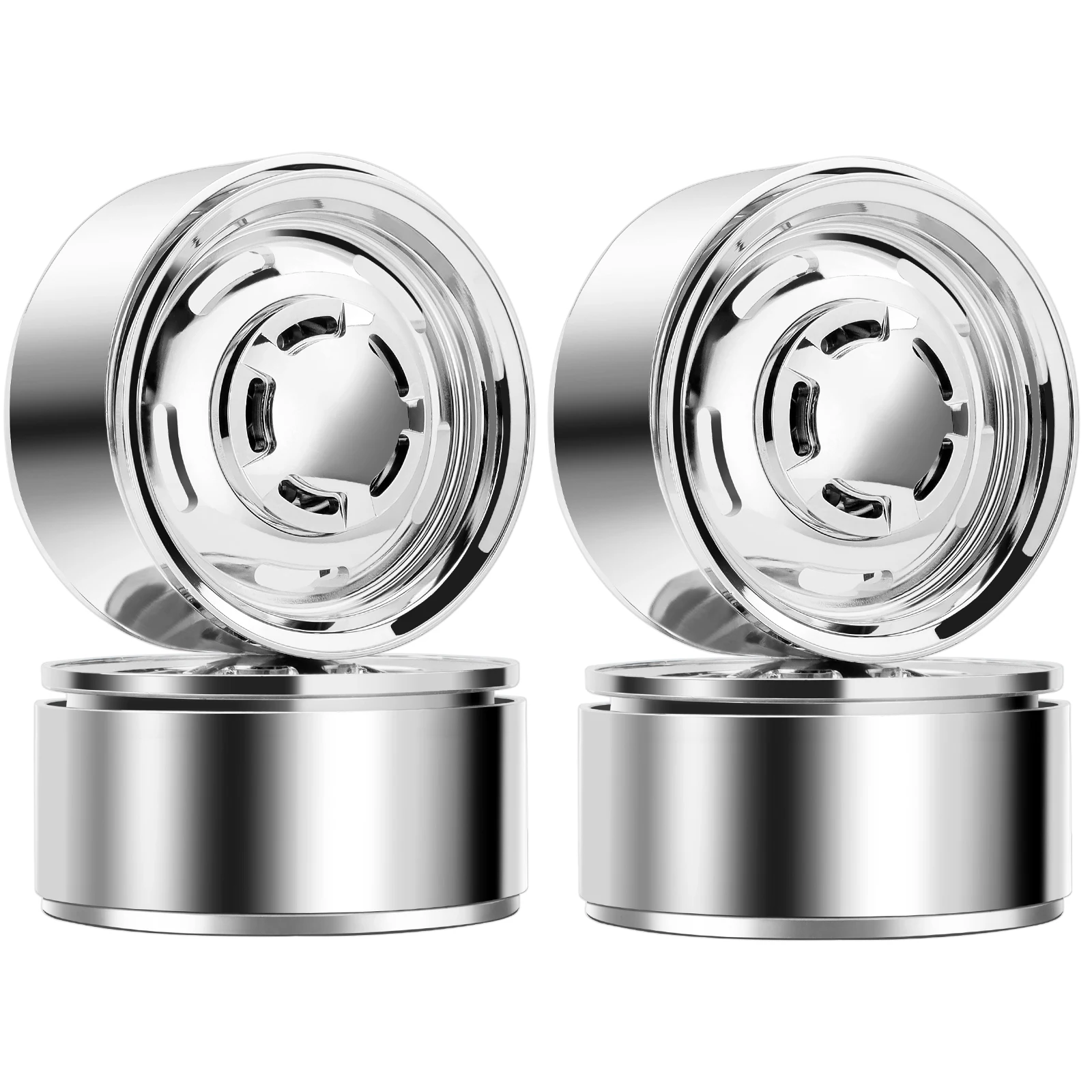 

Колесо DashRC 1,9 дюйма с замком, алюминиевый обод ступицы колеса RC в стиле ретро, винтажный для обновлений 1/10 Crawler TRX4 SCX10 GEN7 LC70 F105, 4 шт.