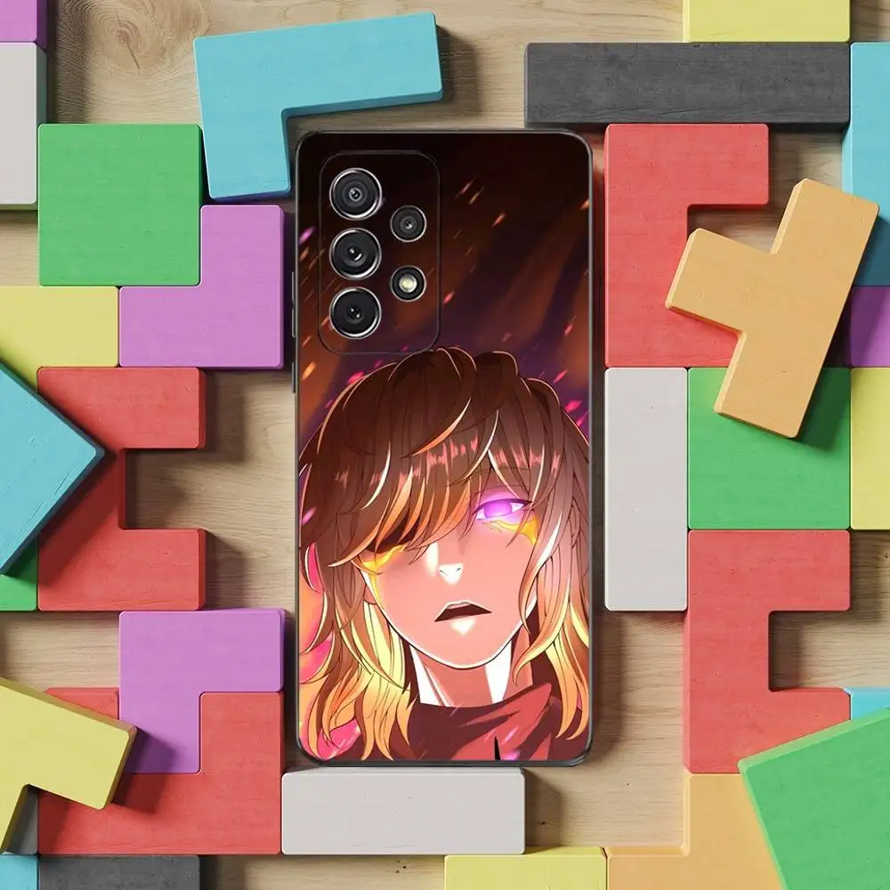 حافظة هاتف B-Beginning A-After End لهاتف سامسونج S25، S24، S23، S22، S21، S20، S10، Ultra، Plus، Lite، FE، غطاء أسود من السيليكون الناعم