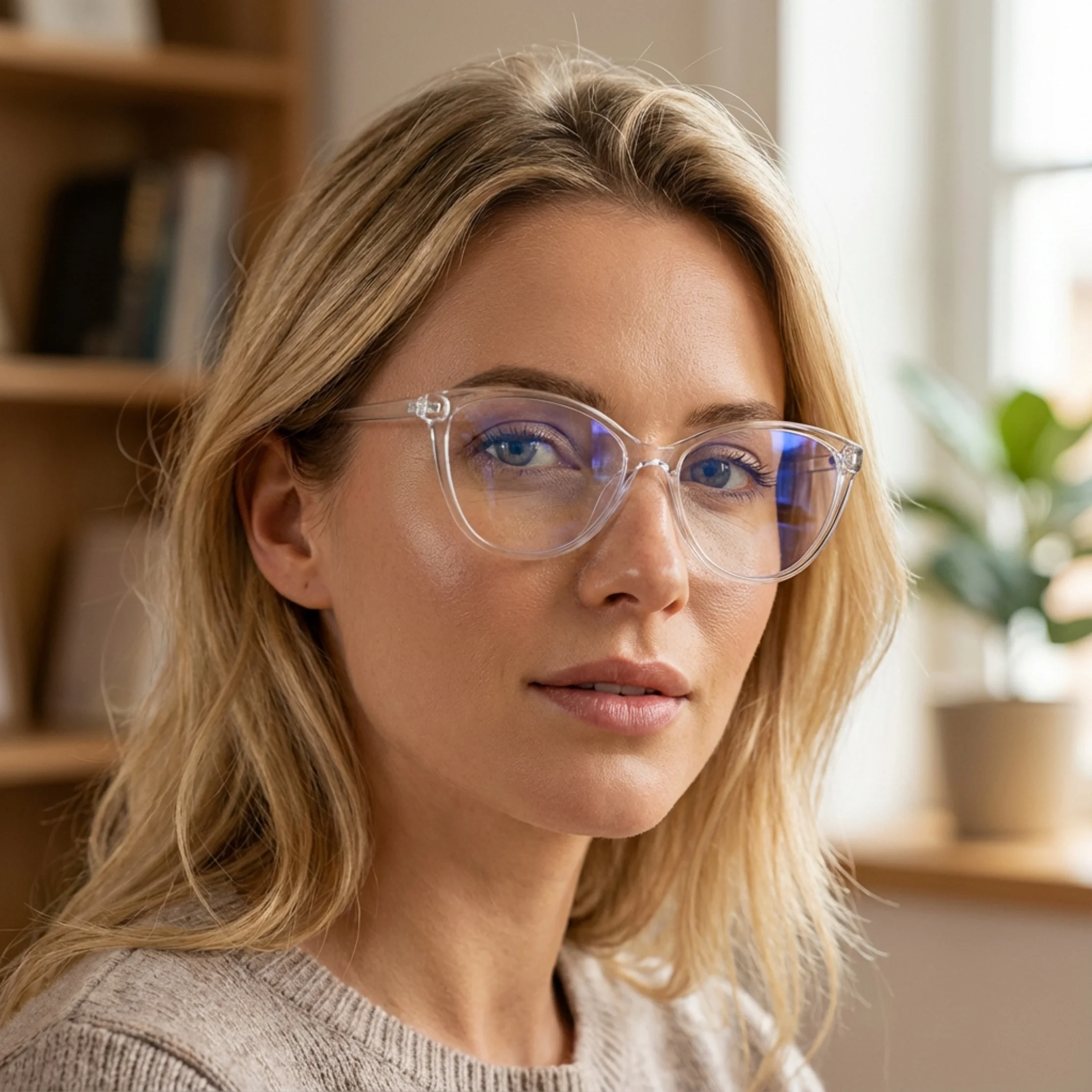 

Белые очки для защиты глаз Scenario, 1 шт., оправа «кошачий глаз» унисекс, снимает напряжение от Binging и игр