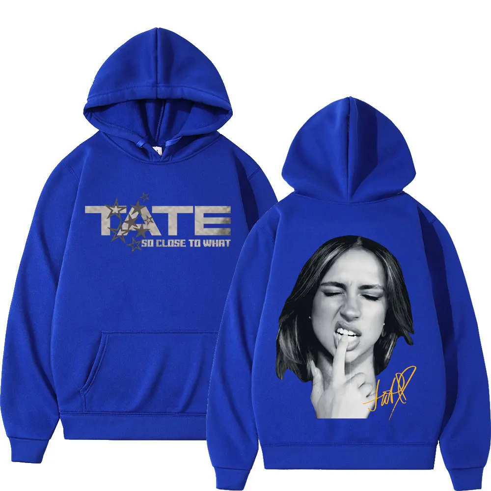 Tate Mcrae Album „So Close To What“ Miss Possessive 2025 World Tour Hoodies Winter Oversized Harajuku Sweatshirts Unisex Pullover – Detail 14
