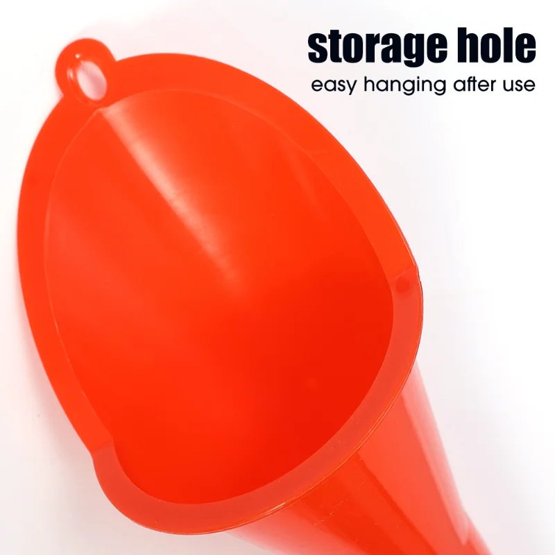 Car Plastic Refueling Funnels Universal Auto Motorcycle Filter Transfer Tools Oil Change Filling Oil Funnels Tools Accessories
