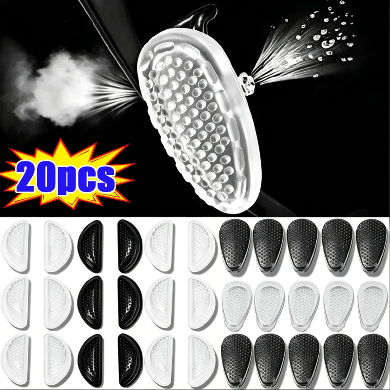 Anti Slip Eyeglasses Nasal Supports Silicone Invisible Glasses Air Cushion Nose Pads Transparent Soft Self-adhesive Nose-holder