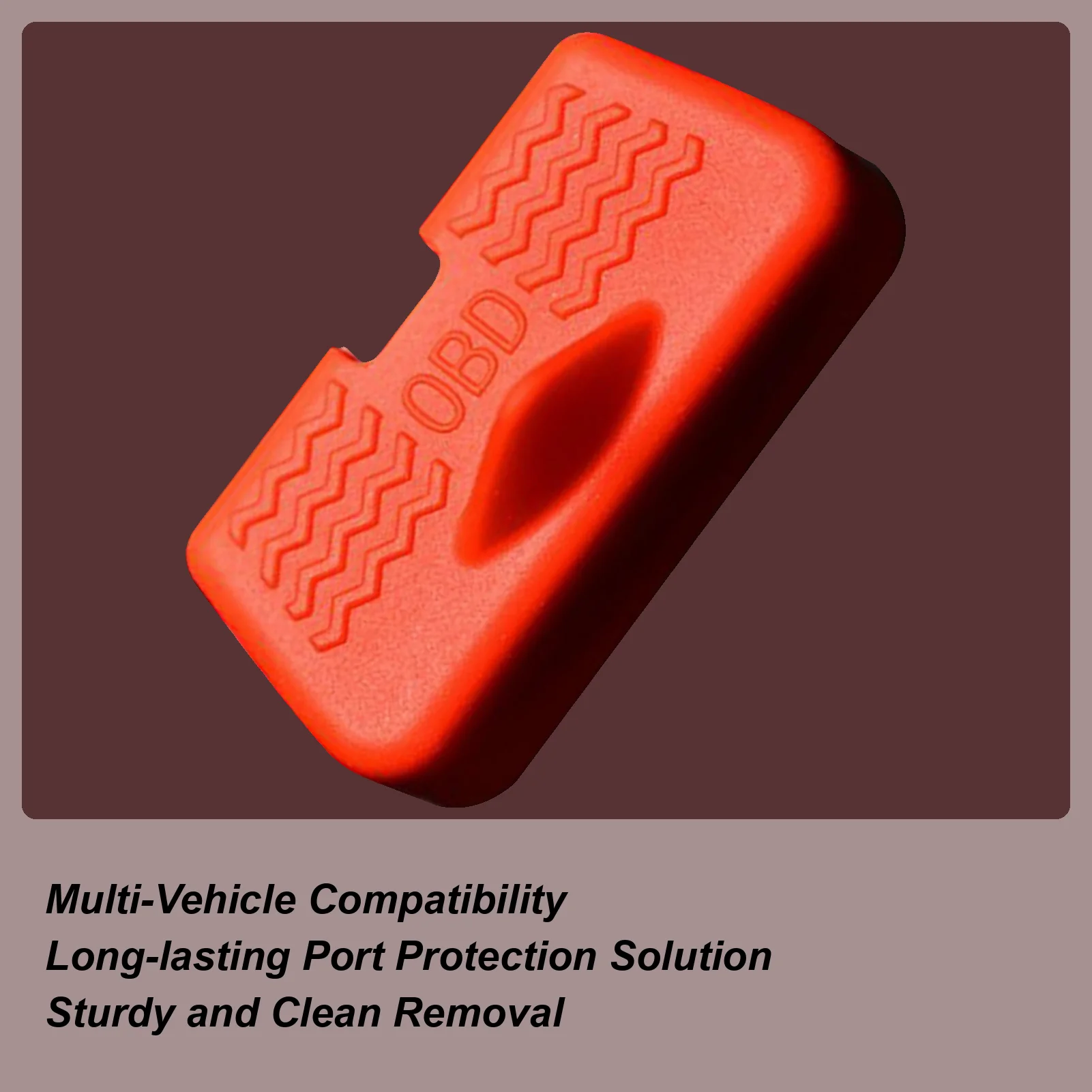 

OBD Interface Protective Cover Silicone Waterproof Dustproof Anti-Theft Auto Supplies Car OBD Interface Cover For SUV RV Vehicle