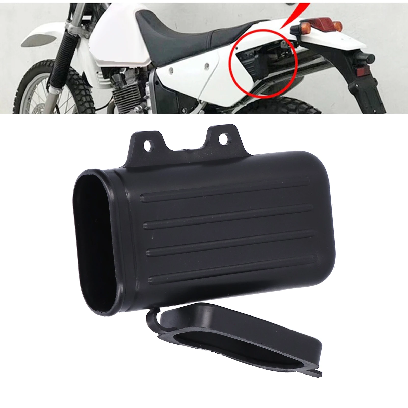 Motorcycle Tool Box Repair Tool Storage Repair Holder Bottle Container ABS Plastic Fit for TW200 Trailway 1987‑2015