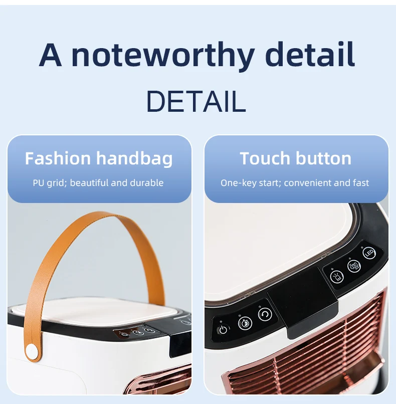 Humidification Refrigeration Small Fan Portable Mini Electric Cooling Fan 2nd Generation Negative Ion Desktop Fan Healthy Cool