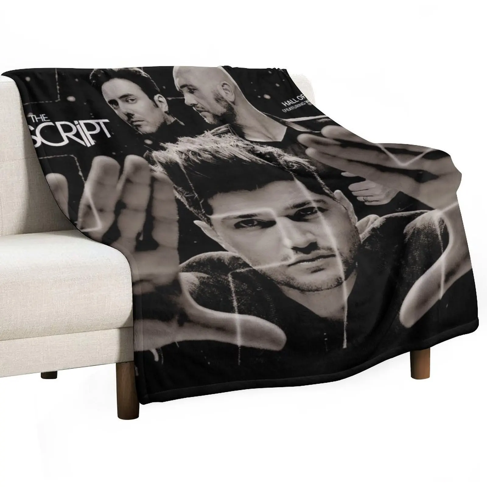 The Script hall of fame Throw Blanket decorative Plaid on the sofa Baby Luxury Brand Decorative Throw for winter Blankets
