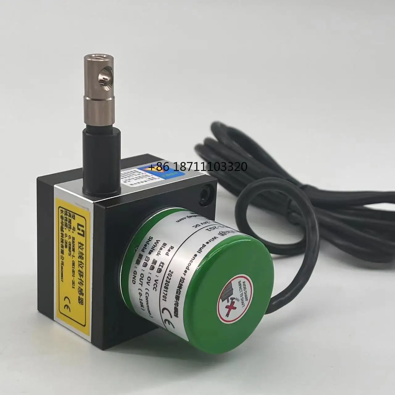 Analog Signal Output IP54 0-1000mm String Encoder 0-10K  Pull Wire Displacement Sensor