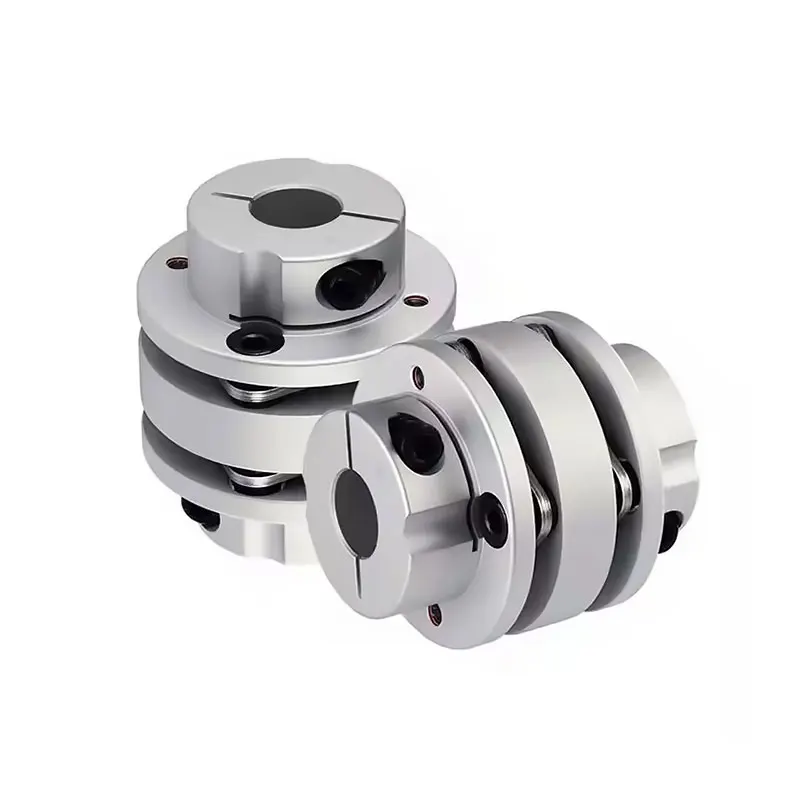 1PC D56L64 Flange Type Double Diaphragm Coupling High Torque Servo Stepping Motor Motor Screw Step Elastic Coupling