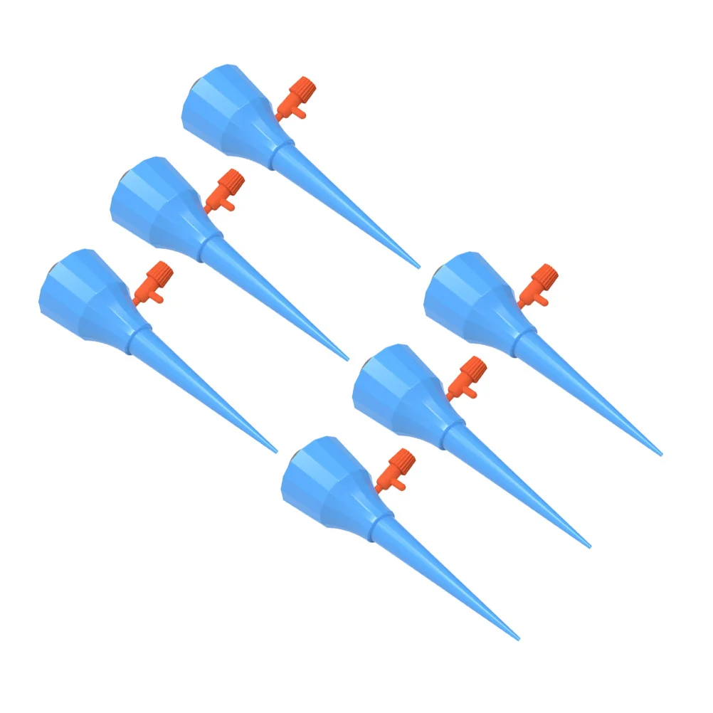 6 قطعة المسامير سقي التلقائي للنباتات محول زجاجة عالمي التحكم المستمر حديقة الري باعث ل #2